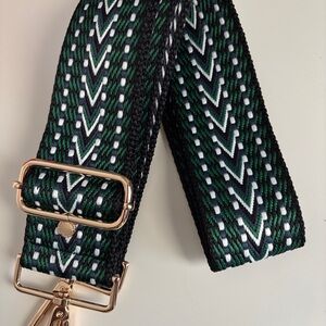 PPL Stylish Green and Navy crossbody strap.  NWOT
